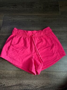 lululemon athletica Hot Pink Drawstring Athletic Shorts